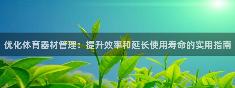 富联平台上级下级是什么：优化体育器材管理：提升效率和